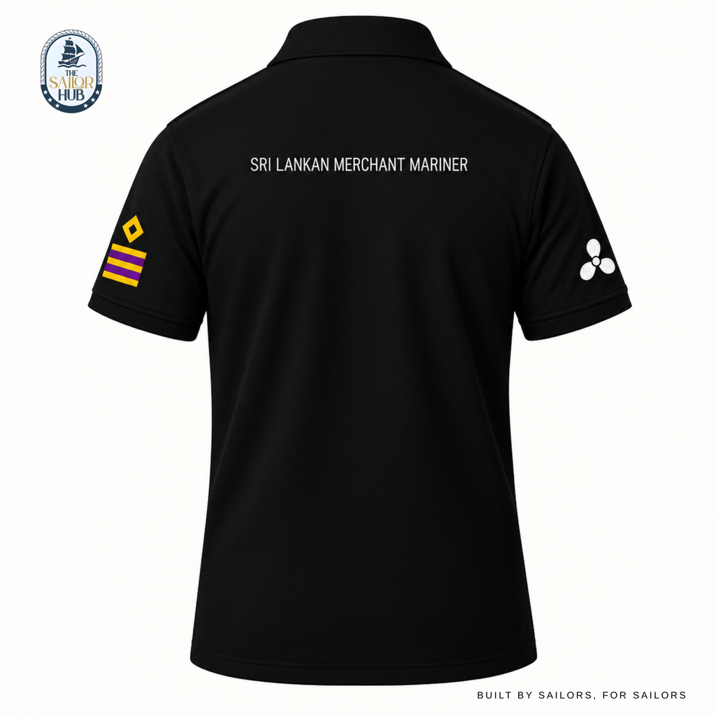 Second Engineer Polo - Black