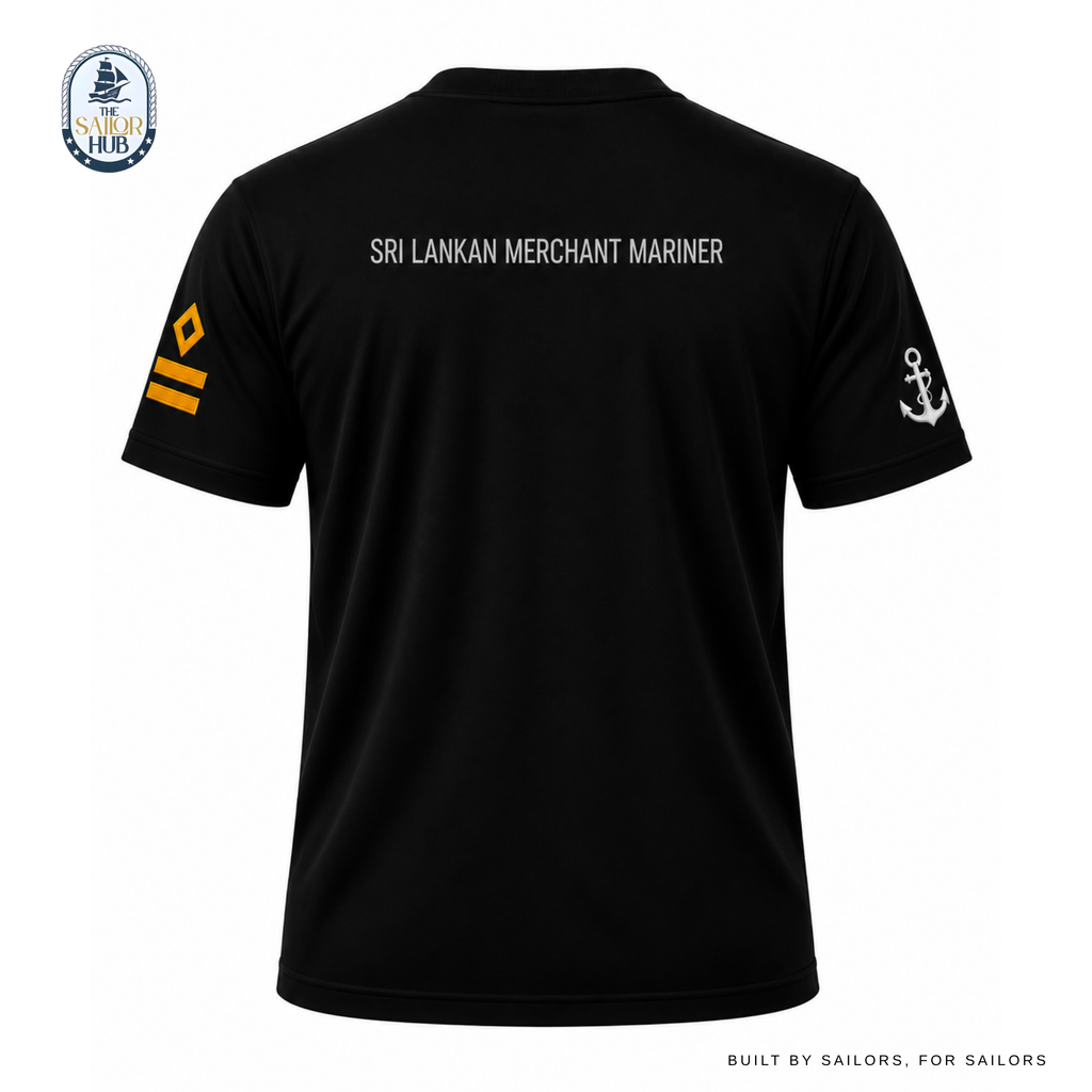Second Officer Rank Crew Neck - Black