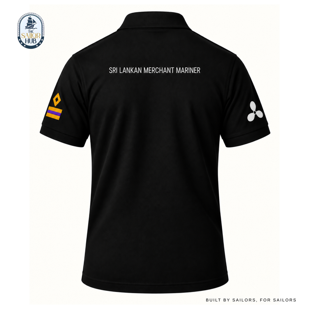 Third Engineer Polo - Black