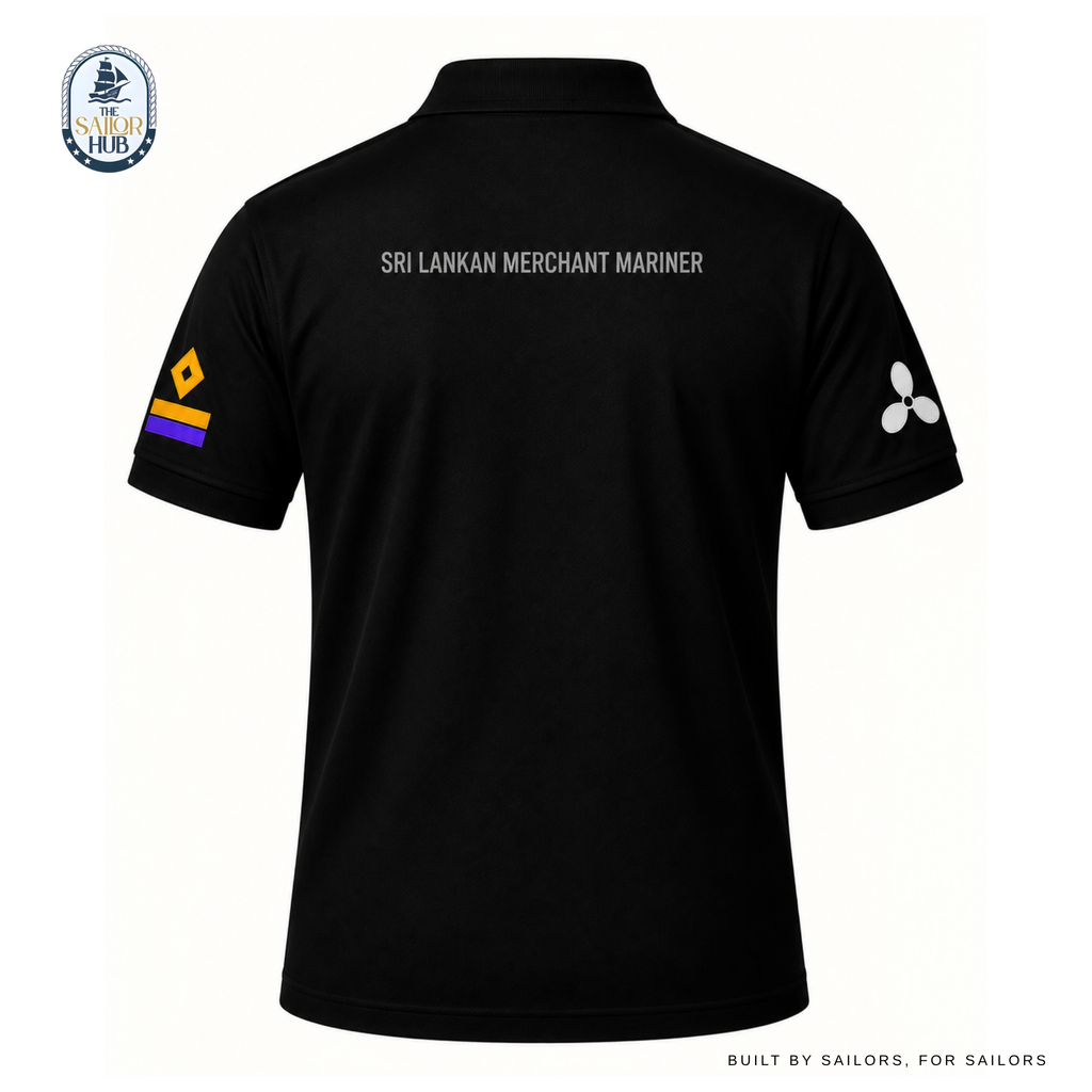 Fourth Engineer Polo - Black