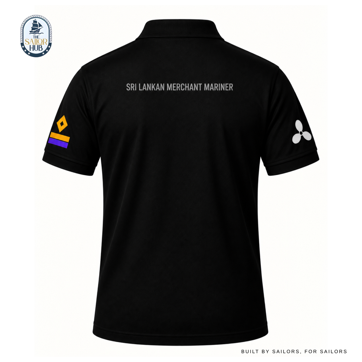 Fourth Engineer Polo - Black