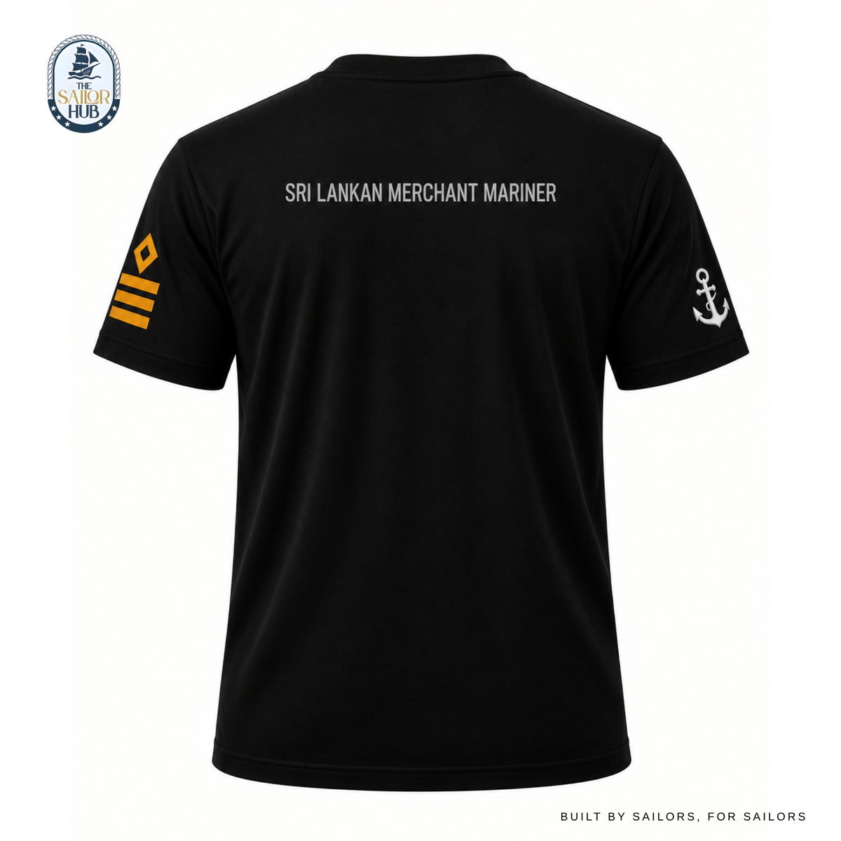 Chief Officer Rank Crew Neck - Black